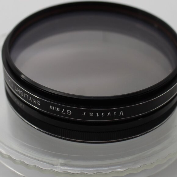 Vivitar Lot 55mm Skylight (1A) & 67mm, 55mm Polarizing, 2- 49mm Rubber Lens Hood - Picture 7 of 16